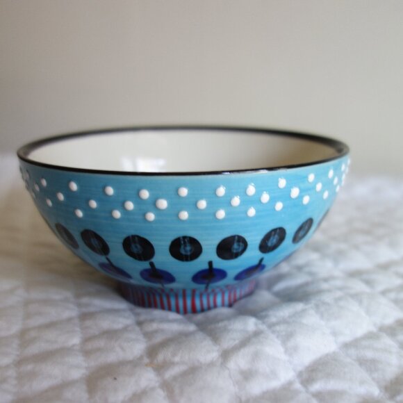 WEST ELM Potters Workshop Blue Bowl - Picture 1 of 6